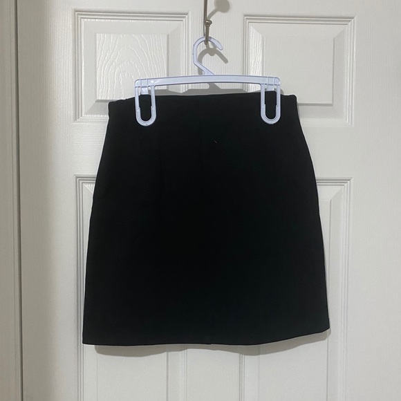 Black Skirt with Flower Embroidery - Picture 5 of 9